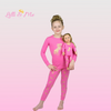 Girls and Dolls Matching 4 Piece Pyjama Sets